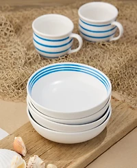 Certified International Dockside 4-Pc. Soup Bowls, Service For 4