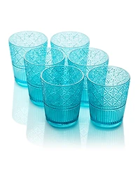 Certified International Victoria Acrylic Double Old Fashioned Glasses