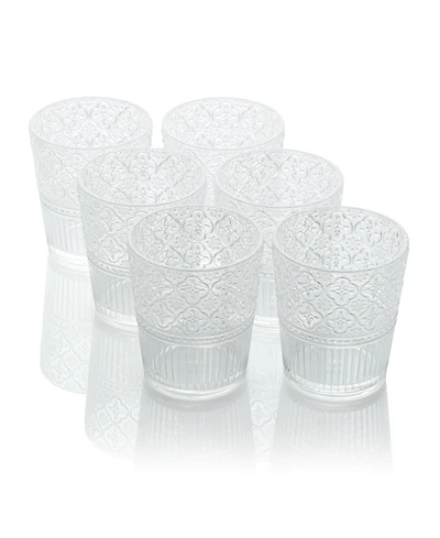 Certified International Victoria Acrylic Double Old Fashioned Glasses