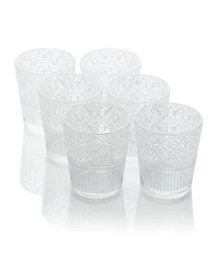 Certified International Victoria Acrylic Double Old Fashioned Glasses