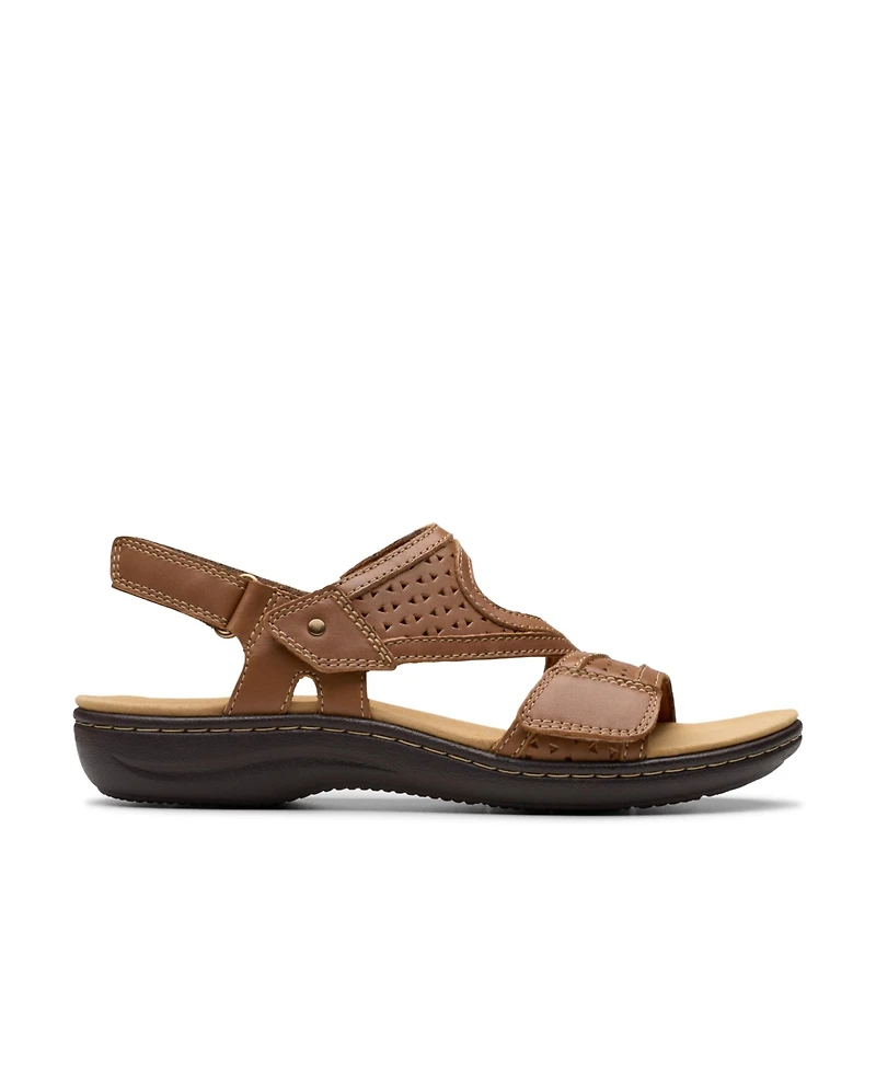 Clarks Women's Laurieann Faye Slip On Flat Sandals
