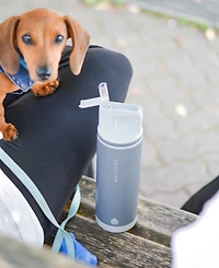 Grosche Alpine Flip 'N Sip Insulated, Leakproof Water Bottle, 20 oz.