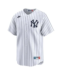 Nike Men's Babe Ruth White New York Yankees Throwback Cooperstown Collection Limited Jersey