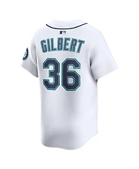 Nike Men's Logan Gilbert White Seattle Mariners Alternate Limited Player Jersey