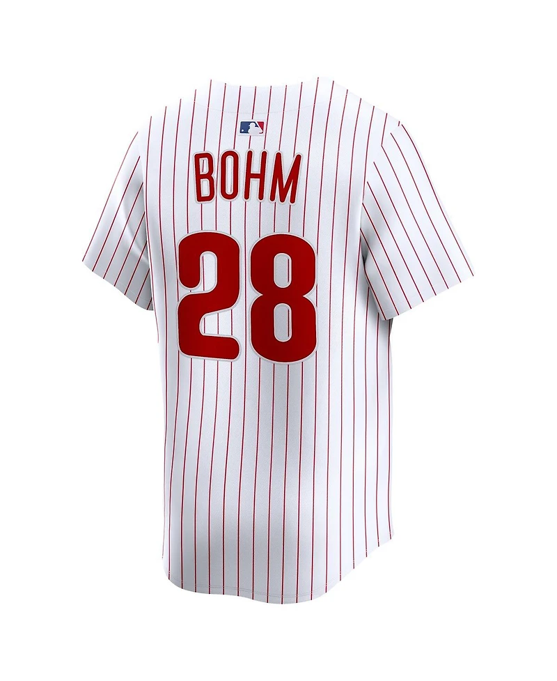 Nike Men's Alec Bohm White Philadelphia Phillies Alternate Limited Player Jersey