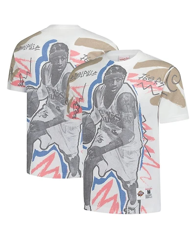 Mitchell & Ness Men's Allen Iverson White 2000 Nba All-Star Game Showstopper T-Shirt