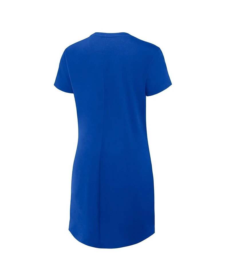 Fanatics Women's Royal Kentucky Wildcats Relaxed Fit Drape T-Shirt Dress