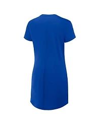 Fanatics Women's Royal Kentucky Wildcats Relaxed Fit Drape T-Shirt Dress