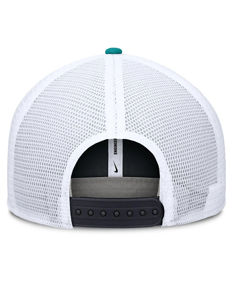 Nike Men's Navy/Aqua Seattle Mariners Pro Trucker Snapback Hat