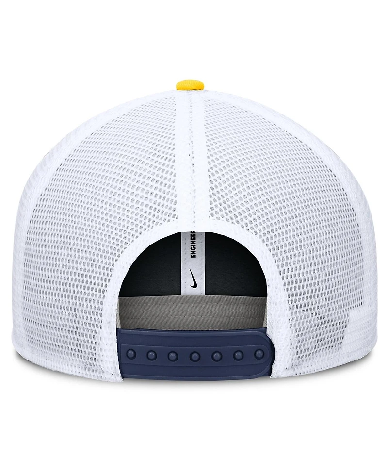 Nike Men's Navy/Yellow Milwaukee Brewers Pro Trucker Snapback Hat