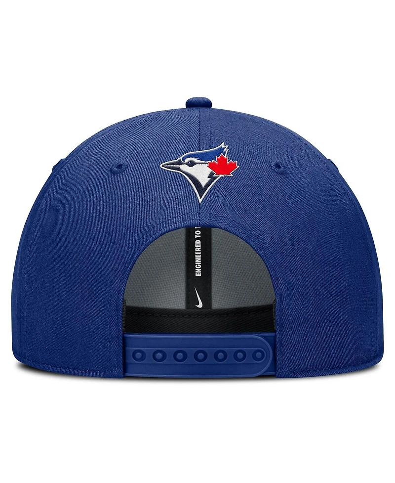 Nike Men's Royal Toronto Blue Jays Rise Gaberdine Adjustable Hat