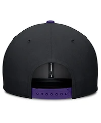 Nike Men's Black/Purple Colorado Rockies Pro Performance Snapback Hat
