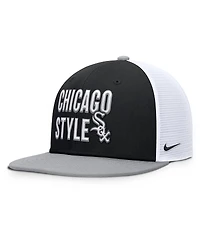 Nike Men's Black Chicago White Sox Pro Trucker Snapback Hat