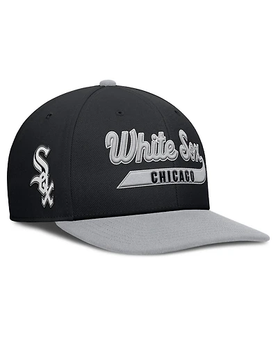 Nike Men's Black/Gray Chicago White Sox Pro Performance Snapback Hat