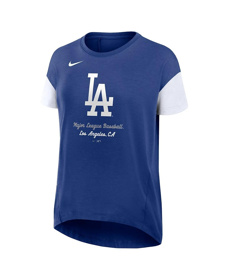 Nike Women's Royal Los Angeles Dodgers Flowy T-Shirt