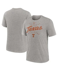 Nike Men's Heather Gray Texas Longhorns Campus Local Tri-Blend T-Shirt