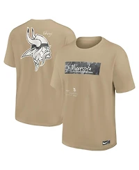 Nike Men's Tan Minnesota Vikings Statement Max90 T-Shirt