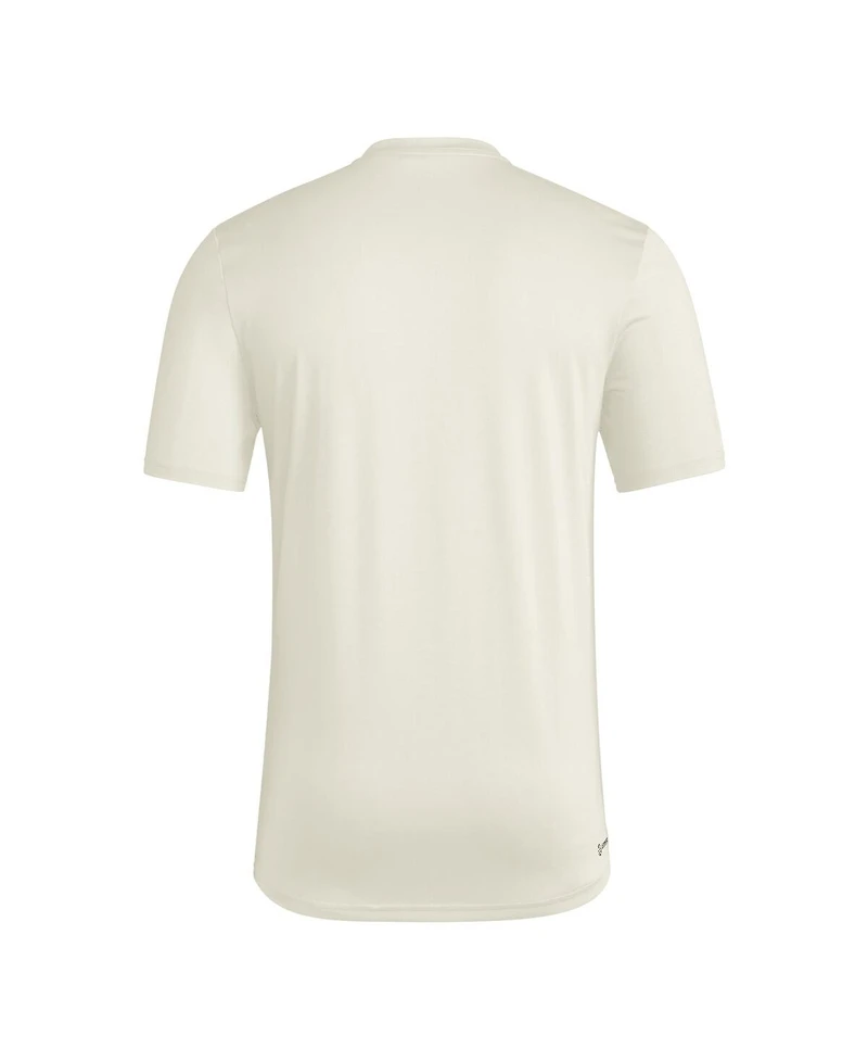 Adidas Men's Cream Nebraska Huskers Home Plate Pre-Game T-Shirt