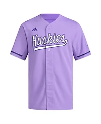 Adidas Men's Purple Washington Huskies Replica Baseball Jersey