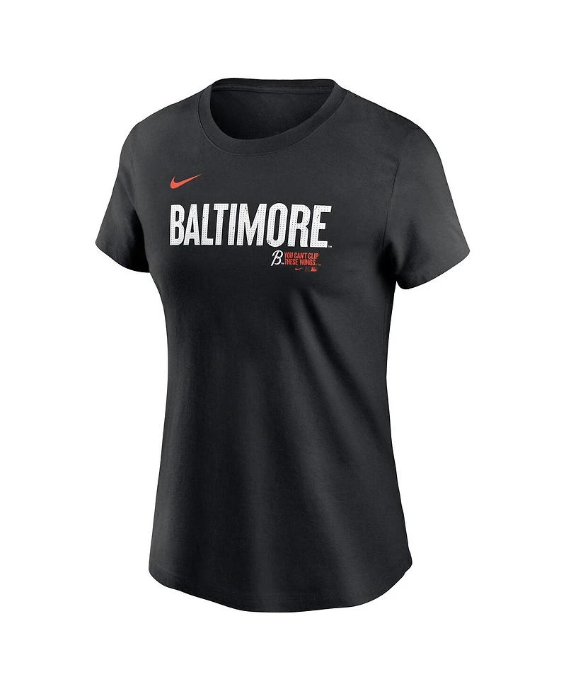 Nike Women's Gunnar Henderson Black Baltimore Orioles 2024 City Connect Fuse Player Name Number T-Shirt