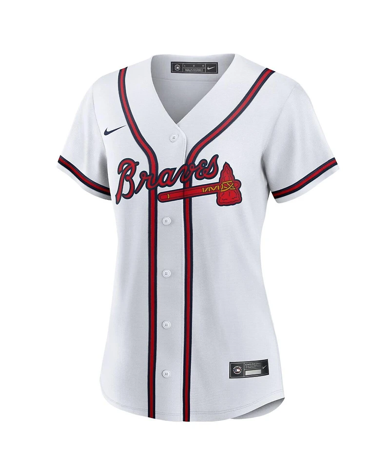 Nike Women's Austin Riley White Atlanta Braves Home Replica Jersey
