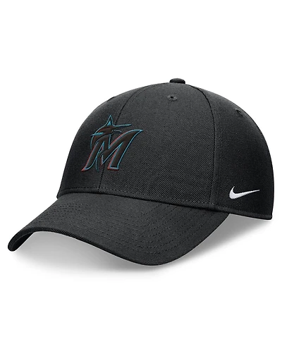 Nike Men's Miami Marlins Club Performance Adjustable Hat