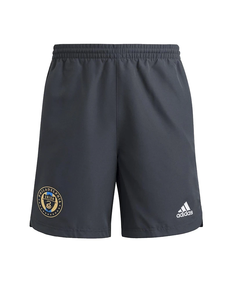 Adidas Men's Gray Philadelphia Union 2025 Travel Shorts
