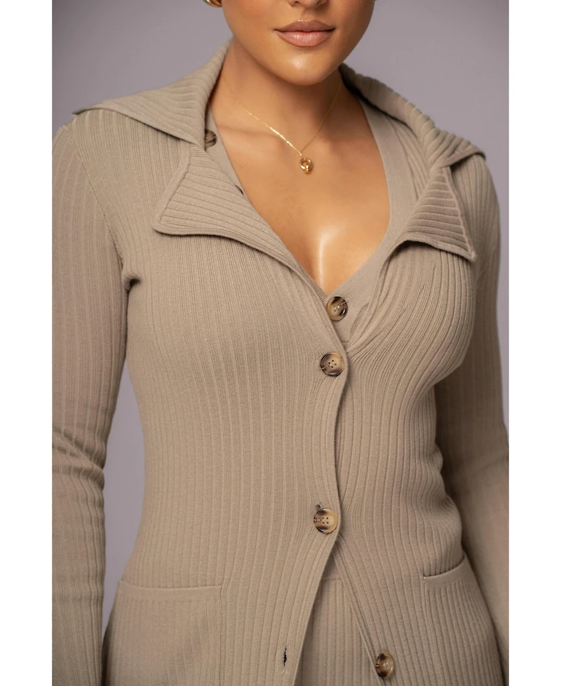 Jluxlabel Women's Lida Ribbed Duster