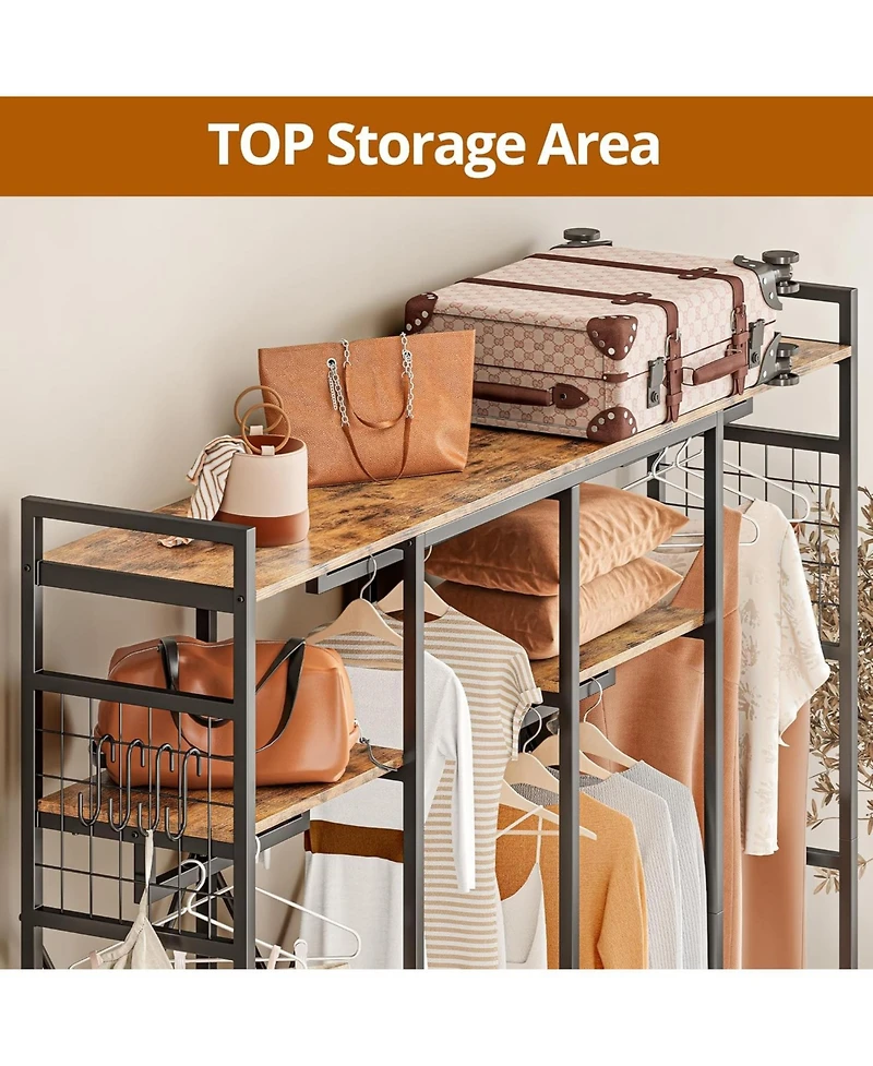 Garment Racks and Storage Shelves, Heavy Duty Clothes Rack