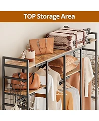 Garment Racks and Storage Shelves, Heavy Duty Clothes Rack