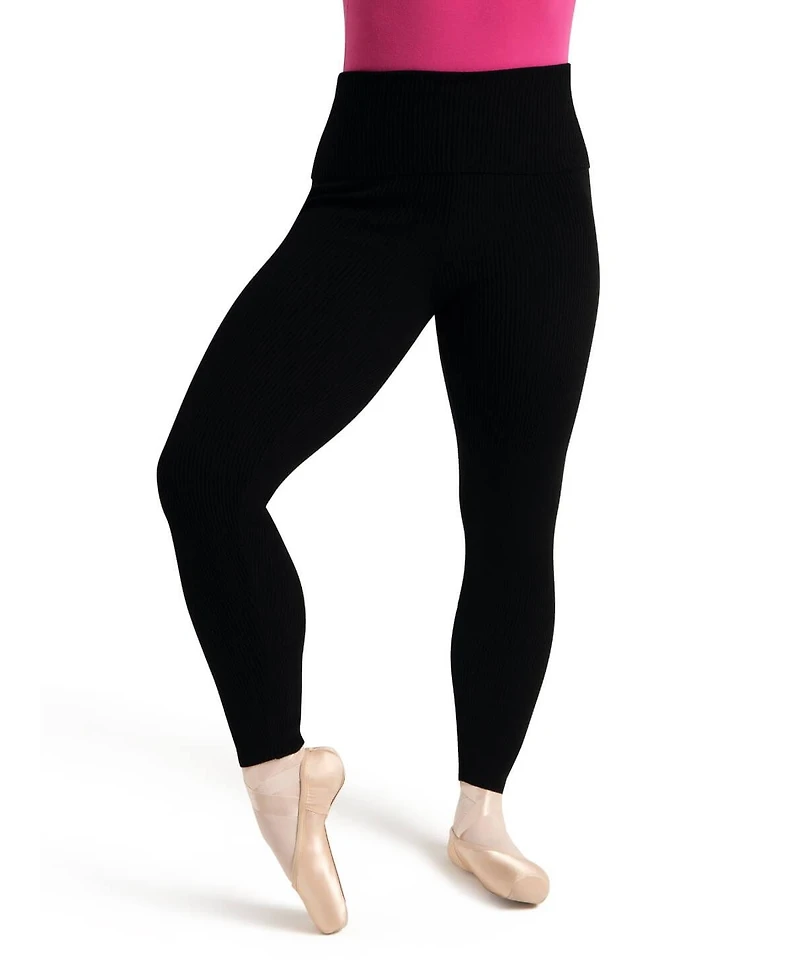 Capezio Women's Ribbed Sweater Knit Legging