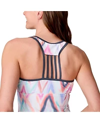 Free Country Women's Lace-Up Racerback Tankini Top