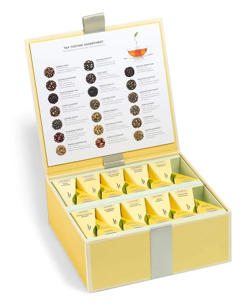 Tea Forte Classic Tea Tasting Assortment, 40 Piece