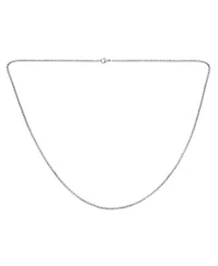 Bling Jewelry Simple Thin 2.5MM Basic Plain Silver Gold Tone Black Stainless Steel Rolo Cable Chain Necklace