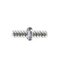 Bling Jewelry European Bracelet .925 Silver Amulet Talisman Inspirational Symbol Love Luck Unity Rubber Center Spacer Bead Charm
