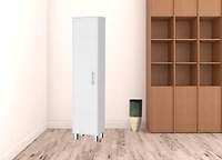 Tall Accent Cabinet with Five Shelves – Space-Saving and Versatile
