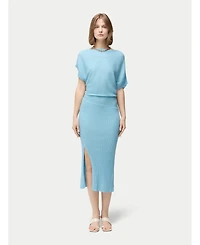 Gobi Cashmere Women's Asymmetric Silk Dress