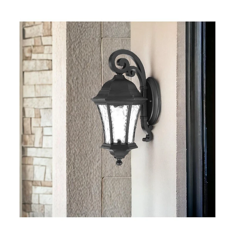 Classic Tapered Lantern Wall Sconce for Outdoor Patio Lighting