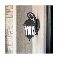 Classic Tapered Lantern Wall Sconce for Outdoor Patio Lighting