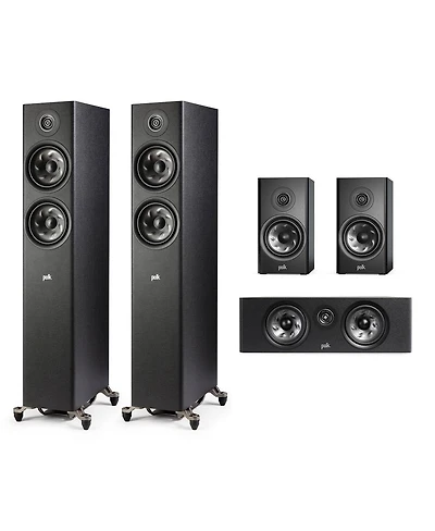 Polk Audio Reserve 5.0 Channel Home Theater Speaker Package (Black)
