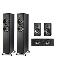 Polk Audio Reserve 5.0 Channel Home Theater Speaker Package (Black)