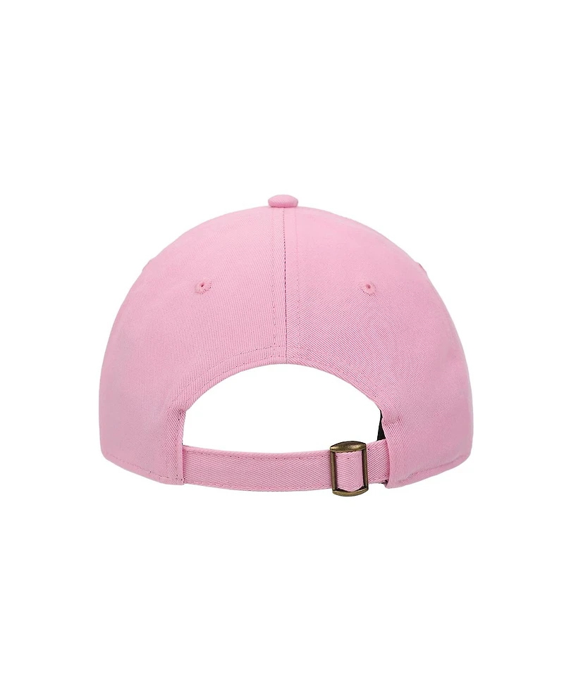 Disney Men's Mickey & Minnie Mouse Polka Dot Ears Pink Unstructured Baseball Cap