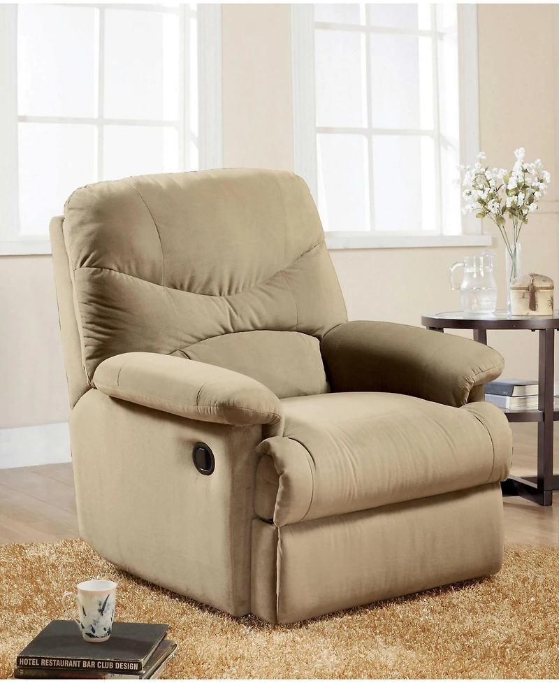 Microfiber Recliner Chair for Cozy Living Room or Bedroom Seating