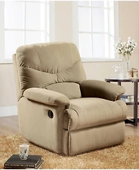 Microfiber Recliner Chair for Cozy Living Room or Bedroom Seating