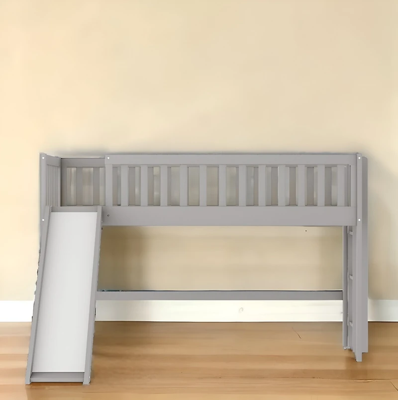 Traditional Loft Bunk Bed – Sturdy Wood Frame for Kids, Teens, or Guest Rooms