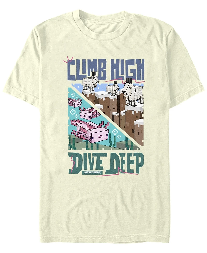 Fifth Sun Men's Climb High Dive Deep Short Sleeve T-Shirt