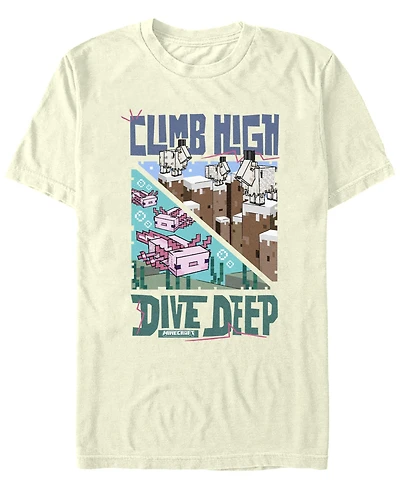 Fifth Sun Men's Climb High Dive Deep Short Sleeve T-Shirt