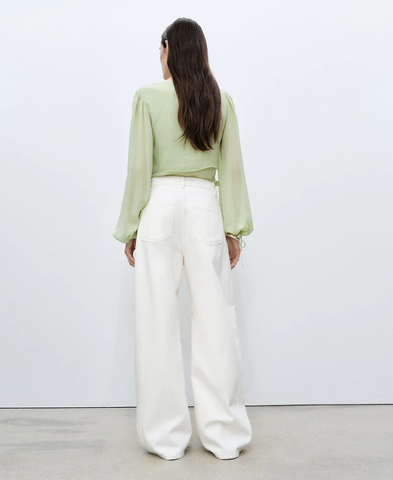 Mango Women's High-Rise Balloon Jeans