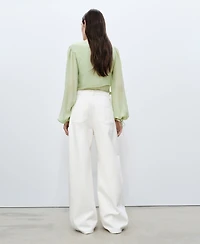 Mango Women's High-Rise Balloon Jeans