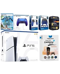 Sony Playstation 5 Slim Disc with Horizon Forbidden West, Extra Controller, Gamer Kit